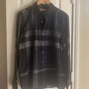 Authentic gray print Men’s Burberry shirt